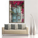 DIY 5D Door Flowers Diamond Painting Embroidery Cross Stitch Kit Room Decor