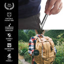 Portable Reusable Drinking Straws - Telescopic Stainless Steel Straw With A