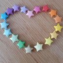 80pcs Funny Origami Lucky Star Paper Strips Folding Paper Ribbons Colors GiME