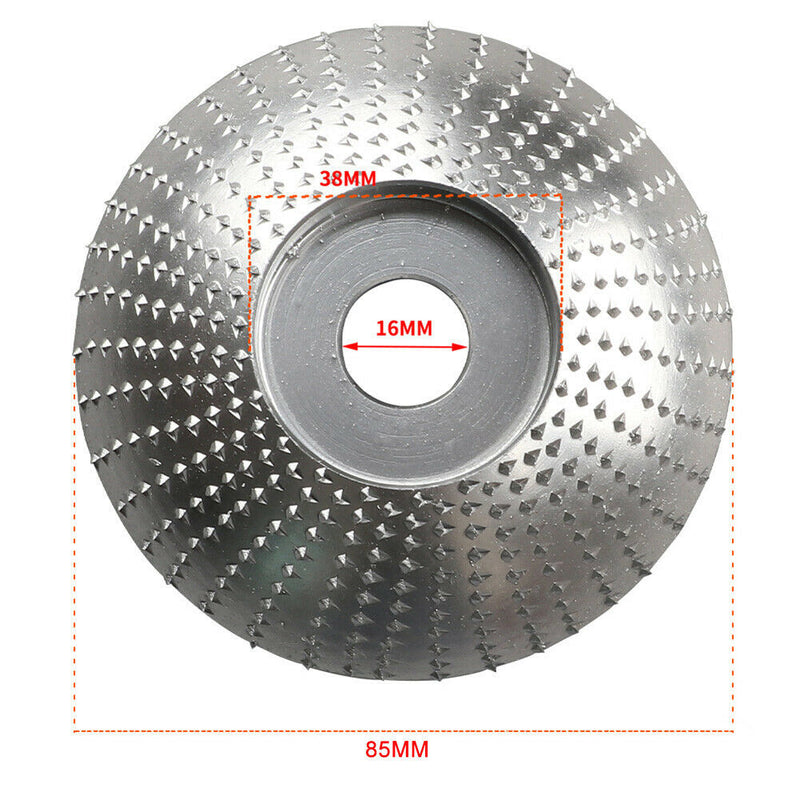 Woodworking Angle Grinder Disc Rotary Grinding Wheel Wood Sanding Carving Tool