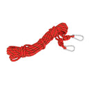 10M Tree Rigging Rock Climbing Safety Rappel Sling Auxiliary Rope+Carabiner