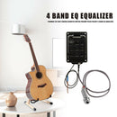Fishman 301 4-Band EQ Equalizer Guitar Preamp Piezo Pickup Tuner with Microphone