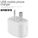 Universal Single USB Port Travel 5V 1A Wall Home Charger Power Adapter AU Plug