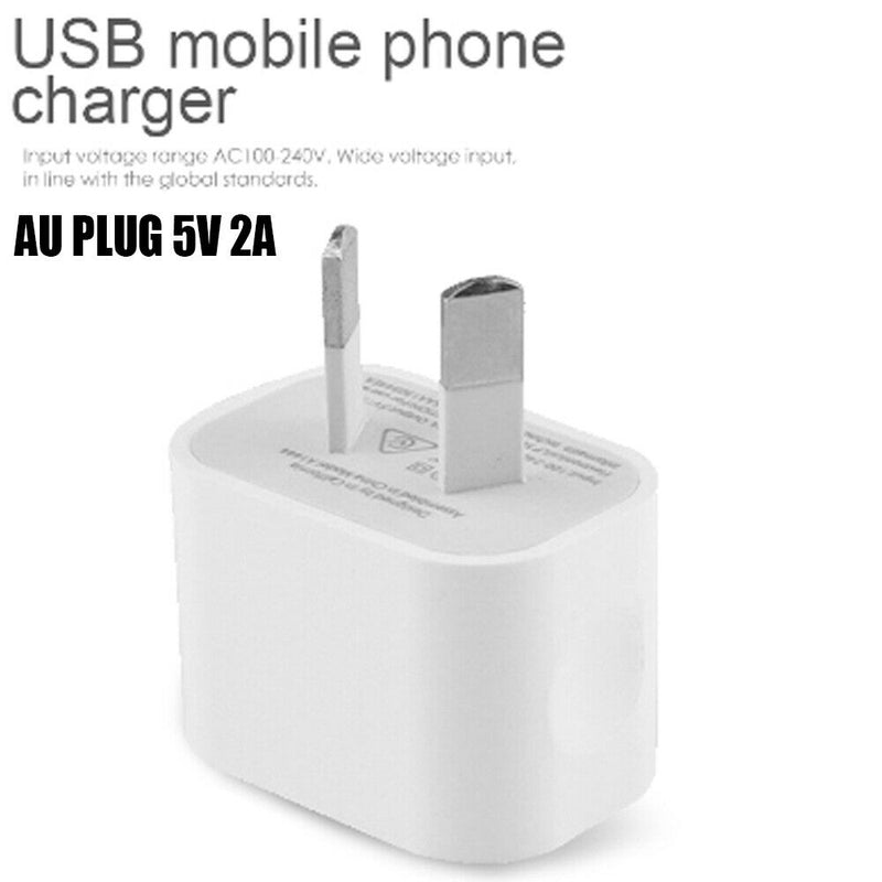 Universal Single USB Port Travel 5V 1A Wall Home Charger Power Adapter AU Plug