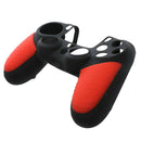 Soft Silicone Gel Cover Case For PlayStation 4  Gamepad Controller Red Color