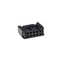10X FC-10P IDC 2.54mm Connector Female Header 10pin 2x5 JTAG ISP Socket Black FT