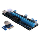 PCI-E 1x to 16x Mining Enhanced Extender Riser Adapter with 4/6/15Pin Port