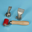 20Mm Flat Welding Nozzles+ 40Mm Rollers+40Mm Flat Nozzle For Handheld Hot A