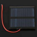 0.6W 5.5V solar panels polycrystalline silicon solar patch plastic DIY sola F7F4
