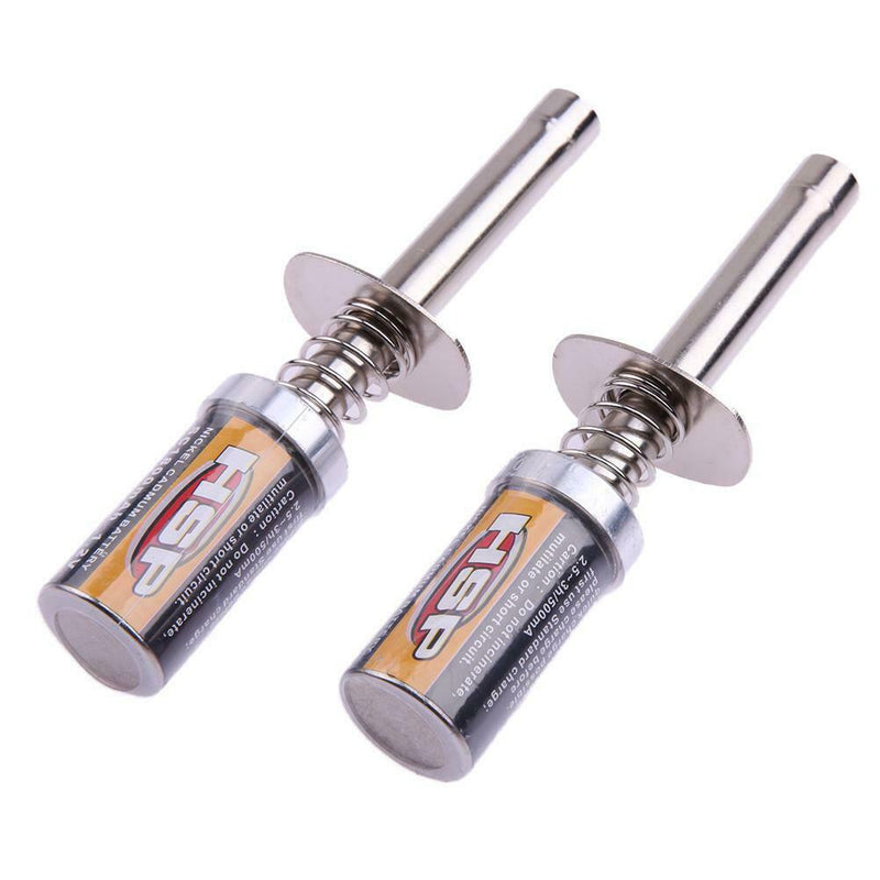 2pcs Rechargeable Glow Starter Igniter for 1/8 Gas Nitro Engine RC Cars