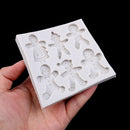 Christmas Snowman Silicone Fondant Mold Cake Decorating Tool Chocolate Mould TEU