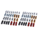 60x 1:200 Plastic Car Mini Street Parking Scenery Landscape Layout Accessory
