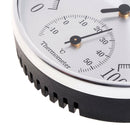 Outdoor Indoor Thermometer Hygrometer Temperature Humidity Meter Metallic HT9100