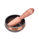 Buddhism Tibetan Hammered Yoga Copper Chakra Hammered Meditation Singing Bowl LJ