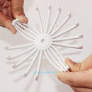 Rotating Plastic 20 Hooks Neck Tie Rack Hanger Holder Closet Organizer Accessory