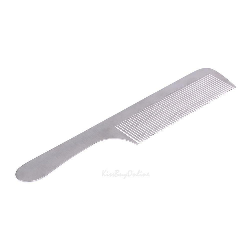Stainless Steel Anti-static Hair Styling Comb Salon Barbers Hairdressing Brush