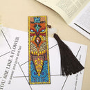 DIY Special Shaped Diamond Painting Creative Leather Bookmarks with Tassel
