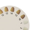 10Pcs Dental Cold Light Teeth Whitening Color Palette Comparison Contrast Ca_