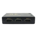 Ultra HD 4K 2K HDMI Switcher 3x1 Display Selector with Remote Controller