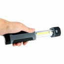 Flashlights 2 in 1 3W COB LED Stretchable Flashlight Torch Working Lamp wit E5S1