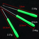 3 In 1 Fishing Bait Needle Useful Tool Set Drill Hook Rig Needle