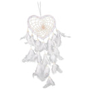 1x White Heart Dreamcatcher Dream Catcher DIY Romantic Wedding Decoration