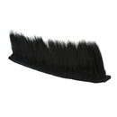 Motorcycle Adhesive Helmet Mohawk Hair Patches Skinhead Costumes Wig Black