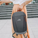 1pc Waterproof Backpack Large Capacity Wear Resistant Hiking Bag (Grey)