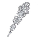 Crystal jewelry long earrings for women plated butterfly bridal wedding dan Y2B6