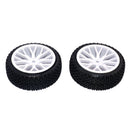 2pcs 1/16 Tire  Tires Buggy Tyre Pull Rally Wheel for HPI HSP Hobao