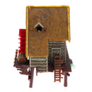 Pneumatic Aeration Aquarium Fish Tank Large Waterwheel Hut Decoration