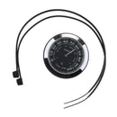 Motorcycle Bike Dial Clock Watch Thermometer Hygrometer Hygrometer - Black