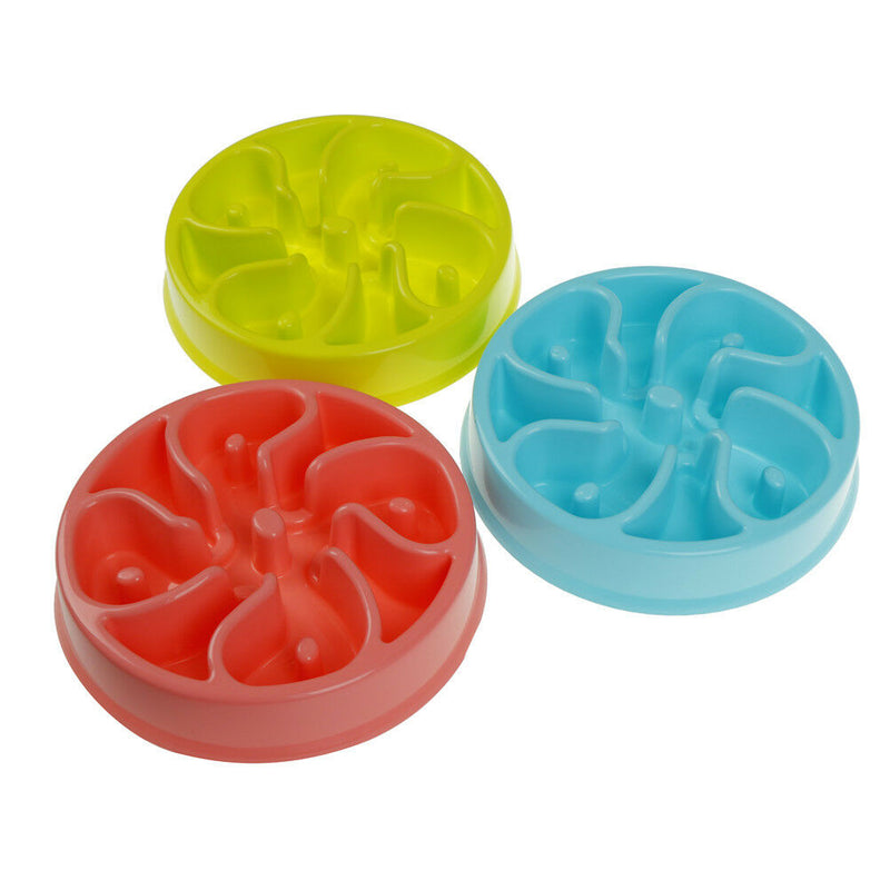 Slow Feed Dog Bowl Anti Choking Pet Food Bowl To Prevent Obesity Dog Feeder 3C