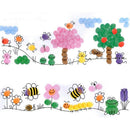 17pcs Kids Sponge Painting Brushes Kit For Early Education DIY Arts Paint Crafts