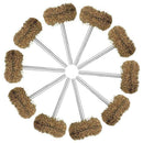 25 mm Brown 120 Grit Abrasive Buffing Polishing Wheels Burr For Proxxon Rot X7A9