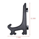 4X dish rack dish holder dish stand for photos 12.5*7.5cm Black