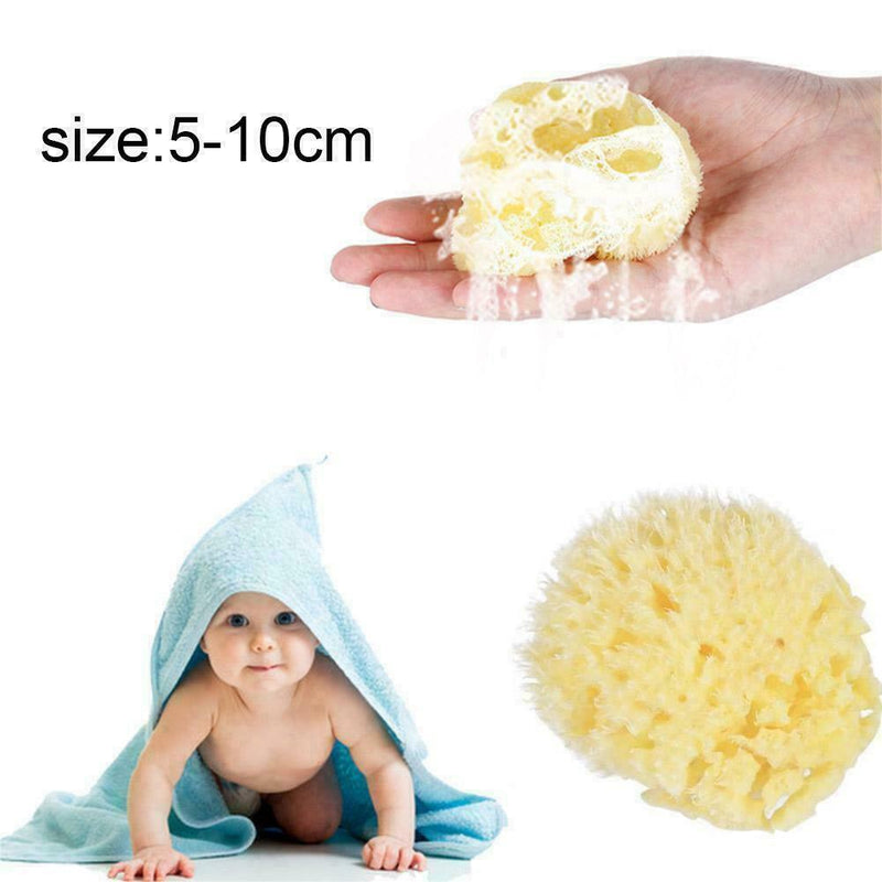 Baby rubbing bath ball Natural Honeycomb Bath Sea Sponge J8K4