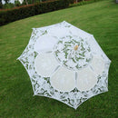 2xFloral Parasol Umbrella Decoration Wedding Bride Handmade Photography Prop