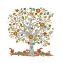 Tree DIY Stamped Cross Stitch Kit Printed Pattern Without Frame 14CT 30x32cm