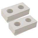 100  Holders Storage Operated Pocket Coin Cardboard Case Box
