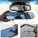 280x70Mm Car Universal Large Field Of Vision Rearview Mirror Anti-Glare Blu U6A9