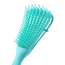 Women Hair Scalp Massage Comb Wet Curly Hairdress Styling Hairbrush (Green) A