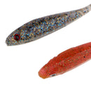 9Pcs Super Soft T Tail Soft Worm Fishing Lures Bait Fishing Tackle 3.3inch