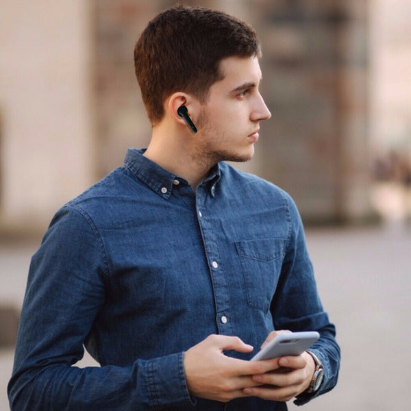 X09 Bluetooth Earphones for Calling Music Sports Stereo Wireless Mic Earbuds