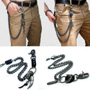 Strong Simple Twist Biker Trucker Key keychain Jean Wallet Chain Y0V9