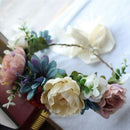 Summer Women Flower Wreath Crown Floral Wedding Party Garland Headband Head D6G7