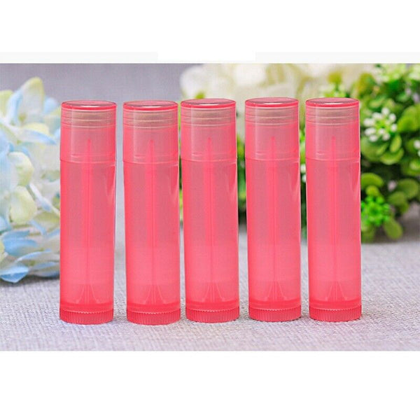 15pcs Rose red Lipstick Empty Tube Wax Tube Lipstick DIY Lipstick Tube Cosm Z9Y2
