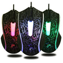 X5 3 Buttons USB Wired Lighting Mouse Optical Ergonomic Home Office Gaming Mice