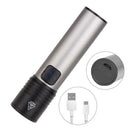 USB Charging 500lm Waterproof Flashlights Zoomable T6 LED Glare Flashlight A