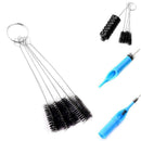 5pcs Tattoo Needle Tip Steel Brushes Kit Set Spray Airbrush Cleaning Tool